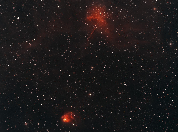 IC417 and NGC1931 HaOIII