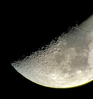 Moon Highlighting Theophilus, Cyrillus, Catharina