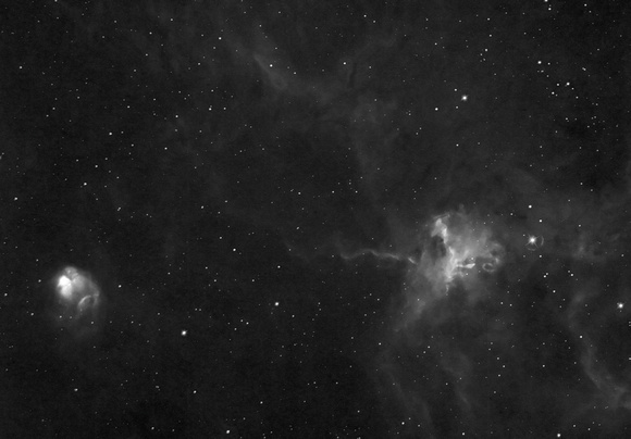 IC417 NGC1931 The Spider and The Fly