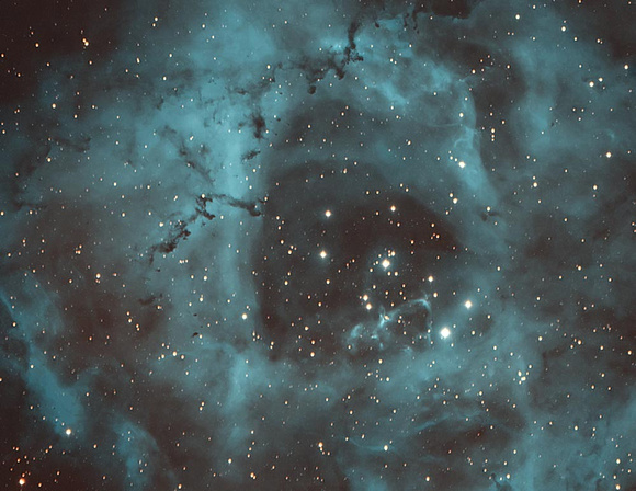 Rosette Nebula in HA/SII